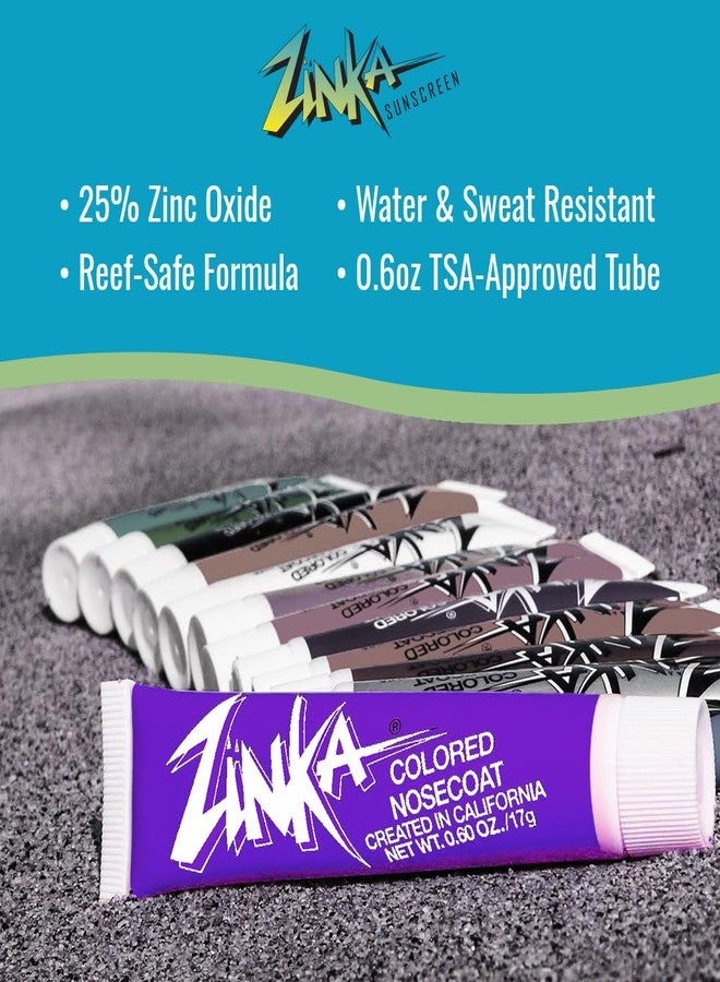 Zinka Colored Zinc Oxide Sunblock – High Zinc Formula for Nose and Face, Water & Sweat Resistant, Purple - Image 2